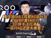 开云体育登录-关于狼队发布对阵AG语音-小胖：我玩输出镜吧肯定不会死；SK：就相信你兄弟的信息